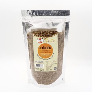 งาขี้ม้อนคั่วเม็ด-คั่วป่น ขนาด 100g.-350g.-500g. และ1KG.