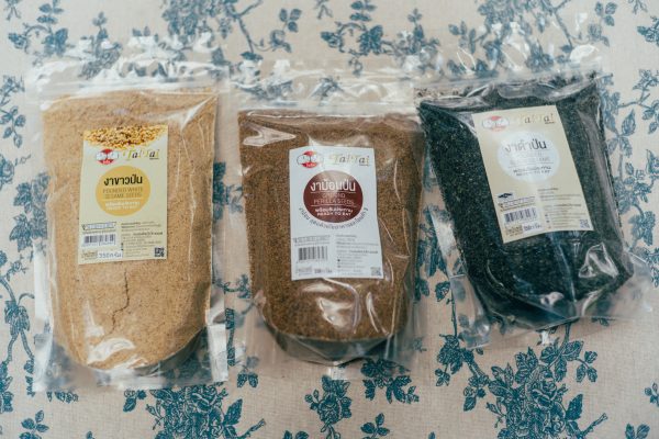 งาขาวคั่วเม็ด-คั่วป่น ขนาด 100g.-350g.-500g. และ1KG. - Image 4